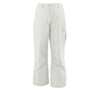 White Sierra Girl's Cruiser Insulated Snow Pant - White size Small (6)